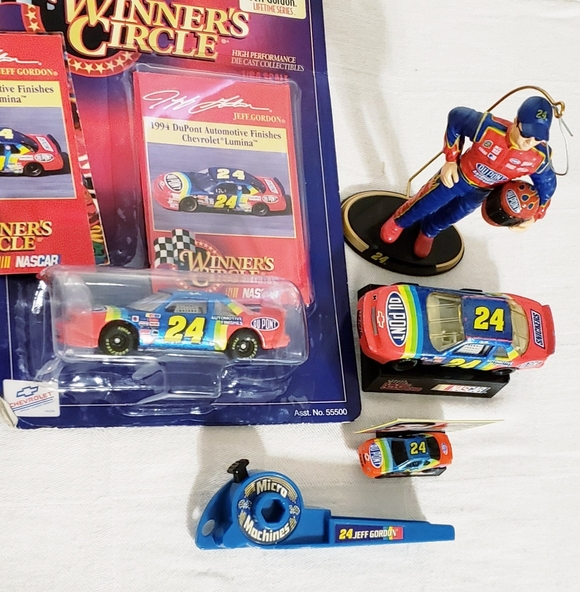 LOT-Nascar Jeff Gordon  Diecast Racecar, Figure - Picture 2 of 7
